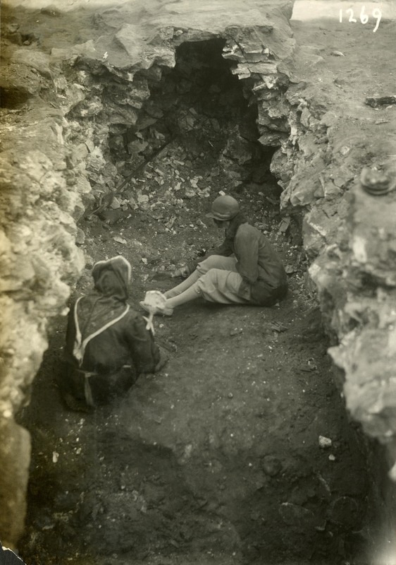 Katharine Woolley at the Ur Excavation Site